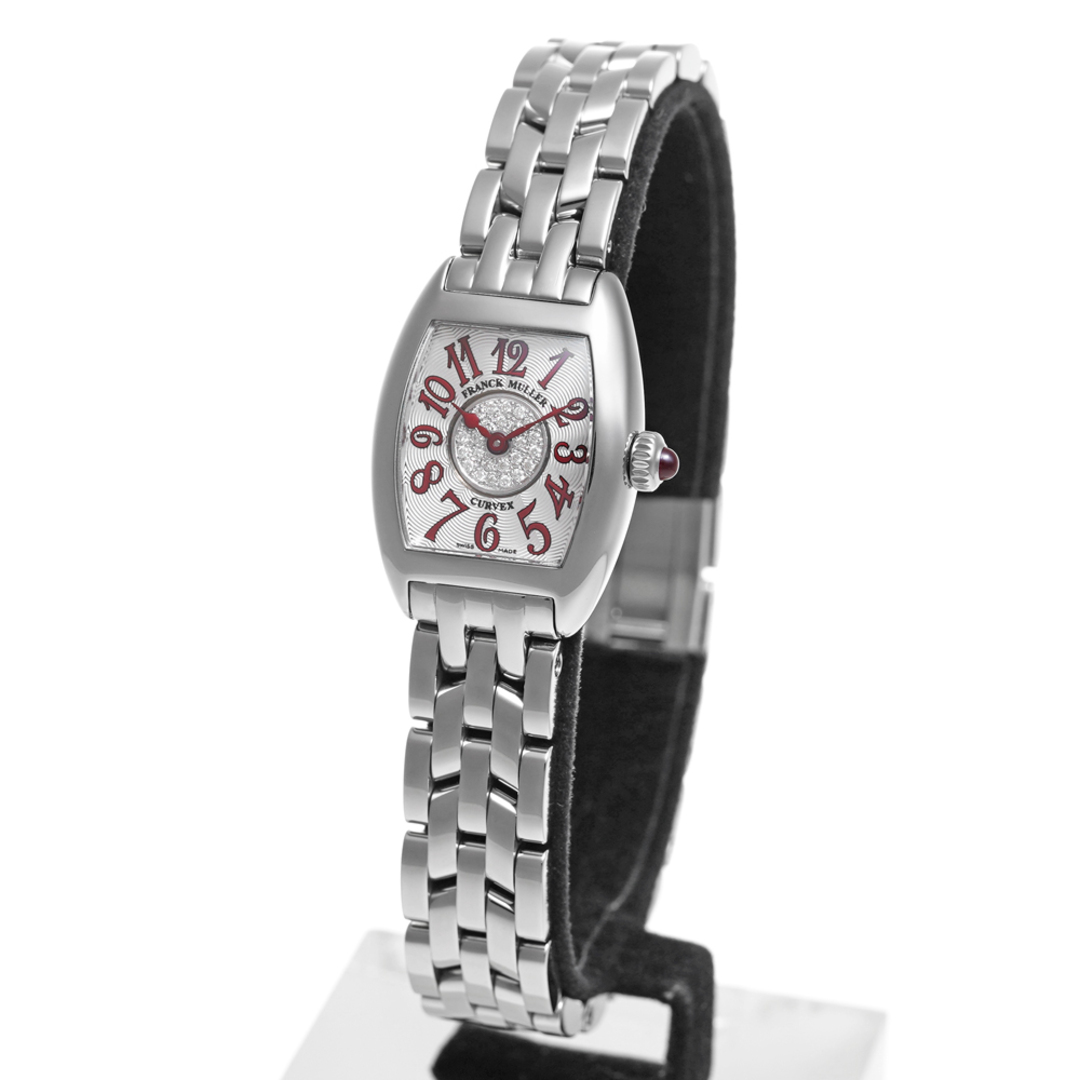 FRANCK MULLER(フランクミュラー)のトノウカーベックス プティ ダイヤモンド Ref.2500QZ 1P 中古品 レディース 腕時計 レディースのファッション小物(腕時計)の商品写真