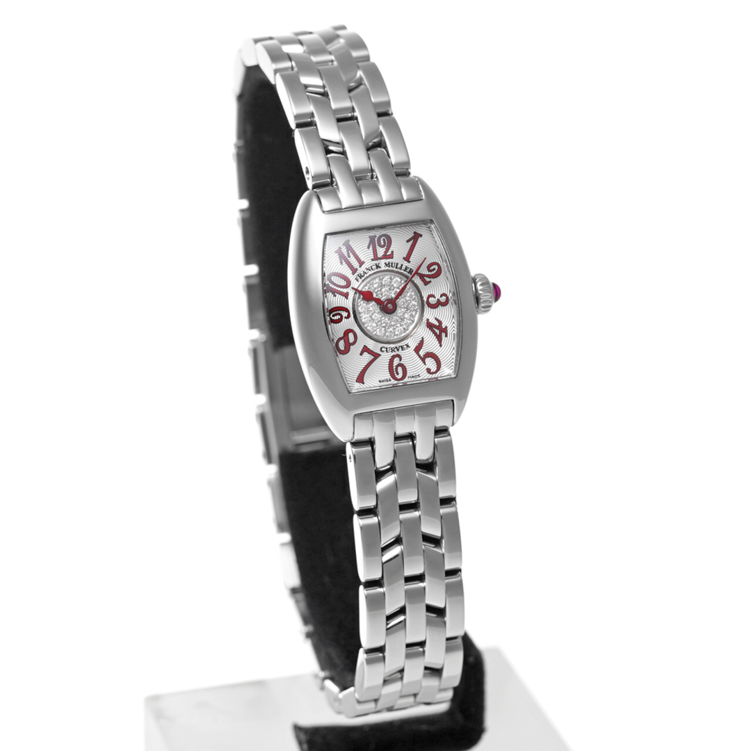 FRANCK MULLER(フランクミュラー)のトノウカーベックス プティ ダイヤモンド Ref.2500QZ 1P 中古品 レディース 腕時計 レディースのファッション小物(腕時計)の商品写真