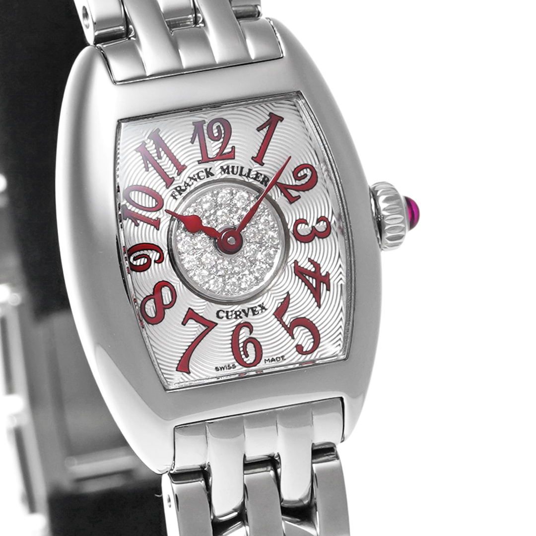 FRANCK MULLER(フランクミュラー)のトノウカーベックス プティ ダイヤモンド Ref.2500QZ 1P 中古品 レディース 腕時計 レディースのファッション小物(腕時計)の商品写真