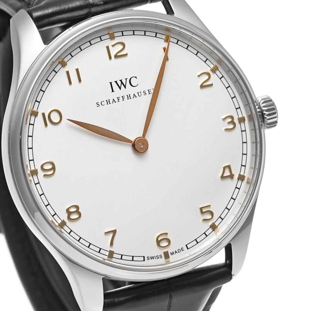 IWC(インターナショナルウォッチカンパニー)のポルトギーゼ ハンドワインド ピュアクラシック Ref.IW570303 中古品 メンズ 腕時計 メンズの時計(腕時計(アナログ))の商品写真