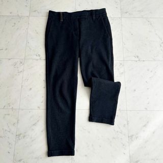 ブルネロクチネリ(BRUNELLO CUCINELLI)の極美品 BRUNELLO CUCINELLI モニーレ装飾 クロップドパンツ(カジュアルパンツ)