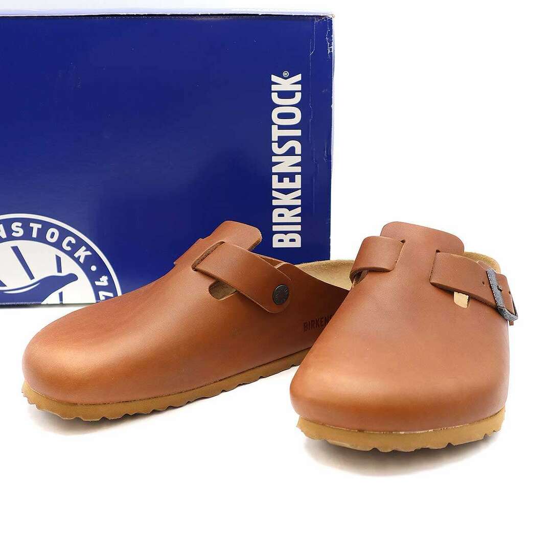 BIRKENSTOCK(ビルケンシュトック)のBIRKENSTOCK ビルケンシュトック BOSTON BS ボストン レザーサンダル Natural Cognac 41 メンズの靴/シューズ(サンダル)の商品写真