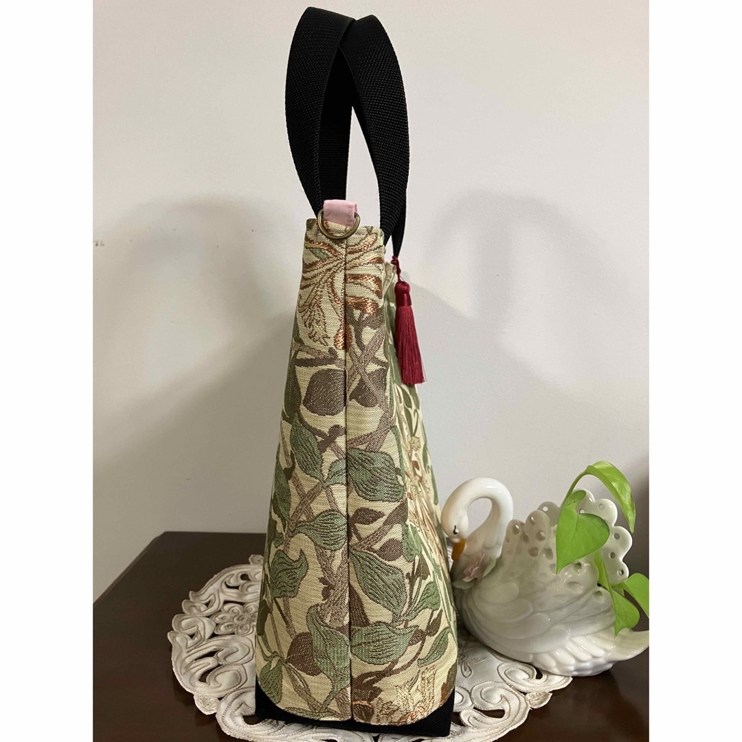 ウィリアムモリス　ハニーサークル　川島織物　トートバッグ ハンドメイドのファッション小物(バッグ)の商品写真