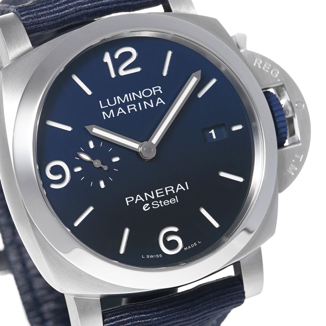 PANERAI(パネライ)のルミノール マリーナ eSteel Blu Profondo Ref.PAM01157 未使用品 メンズ 腕時計 メンズの時計(腕時計(アナログ))の商品写真