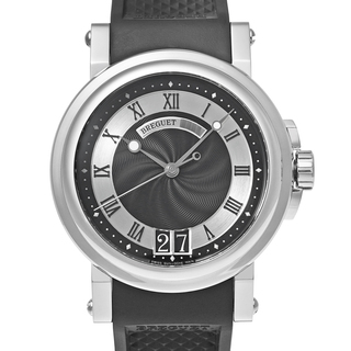 ブレゲ(Breguet)のマリーン2 ラージデイト Ref.5817ST/92/5V8 中古品 メンズ 腕時計(腕時計(アナログ))