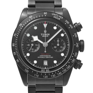 チュードル(Tudor)のブラックベイ クロノ ダーク オールブラックス Ref.79360DK 中古品 メンズ 腕時計(腕時計(アナログ))