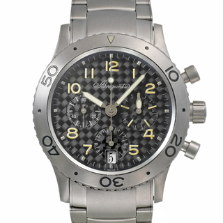 ブレゲ(Breguet)のタイプXX トランスアトランティック Ref.3820TI/K2/TW9 中古品 メンズ 腕時計(腕時計(アナログ))