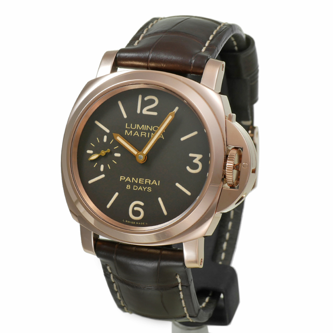 PANERAI(パネライ)のルミノール マリーナ 8DAYS オロロッソ Ref.PAM00511 中古品 メンズ 腕時計 メンズの時計(腕時計(アナログ))の商品写真