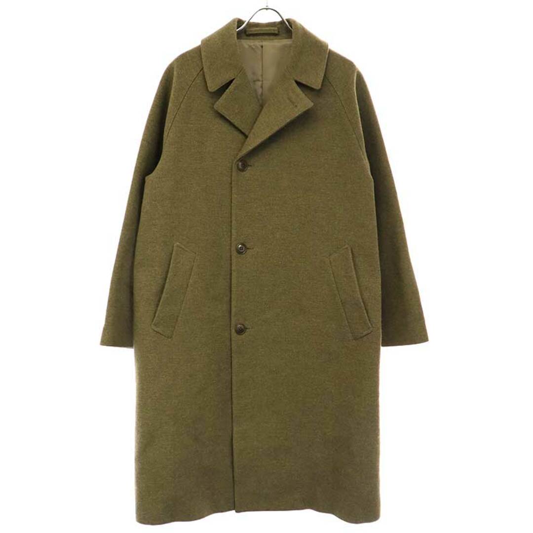 COMOLI(コモリ)のCOMOLI コモリ 18AW ウールコットン バルカラーコート N03-04006 カーキ 2 メンズのジャケット/アウター(その他)の商品写真