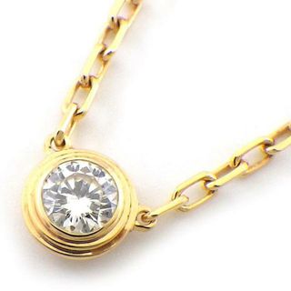 カルティエ(Cartier)のカルティエ Cartier ネックレス ダムール SM B7215700 ディアマン レジェ ドゥ ダイヤモンド 0.09ct K18PG 【中古】(ネックレス)