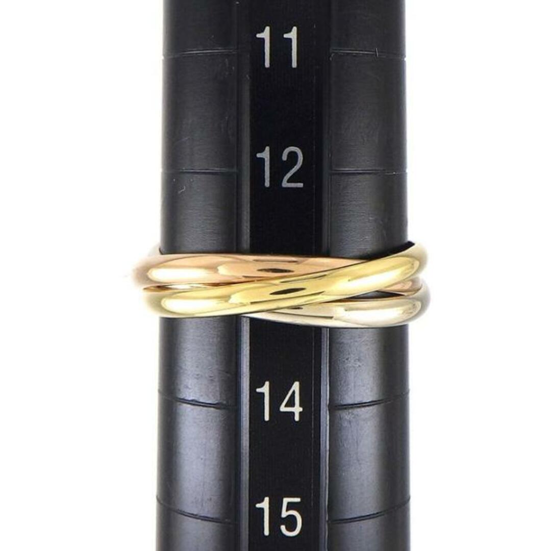 Cartier(カルティエ)のカルティエ Cartier リング トリニティ XS スリーカラー K18PG K18WG K18YG 13号 / #53 【中古】 レディースのアクセサリー(リング(指輪))の商品写真