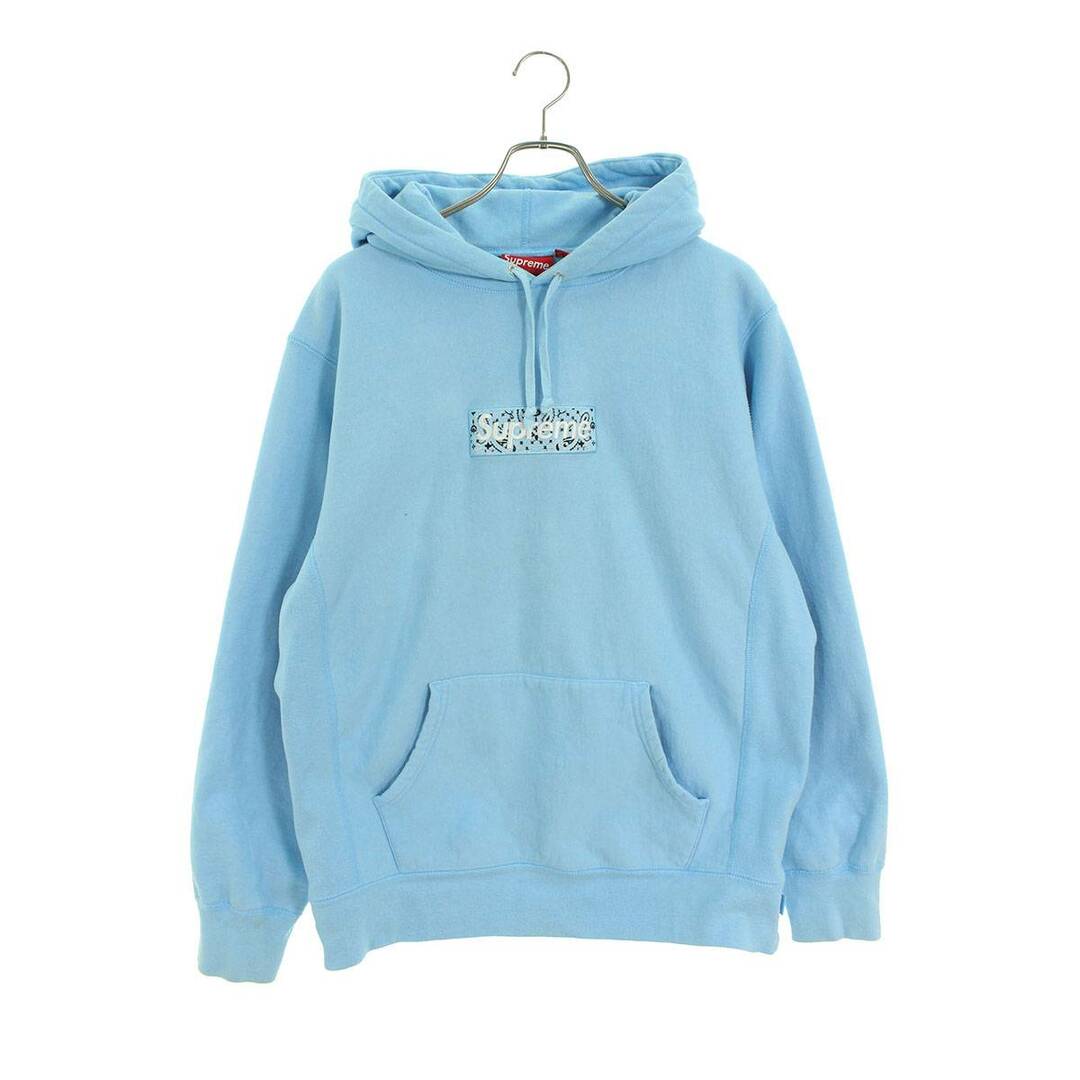 Supreme(シュプリーム)のシュプリーム  19AW  Bandana Box Logo Hooded Sweatshirt バンダナボックスロゴプルオーバーパーカー メンズ L メンズのトップス(パーカー)の商品写真