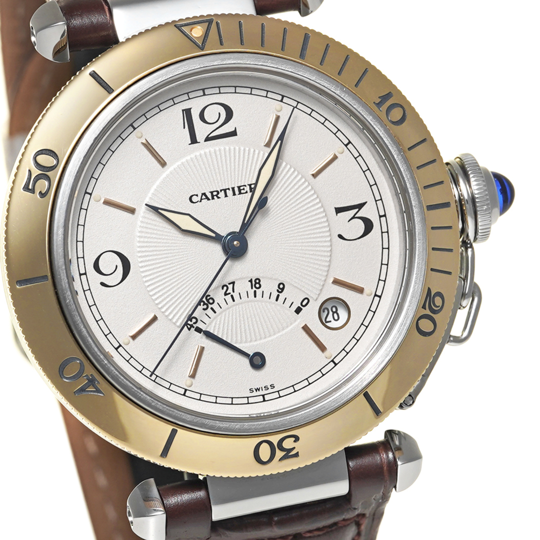 Cartier(カルティエ)のパシャ 38mm パワーリザーブ Ref.W3101255 中古品 メンズ 腕時計 メンズの時計(腕時計(アナログ))の商品写真