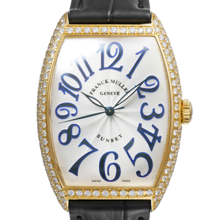 フランクミュラー(FRANCK MULLER)のトノウカーベックス サンセット アフターダイヤモンド Ref.6850SC SUNSET 中古品 メンズ 腕時計(腕時計(アナログ))