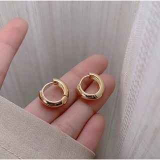 No68ゴールドフープピアス　15mm(ピアス)