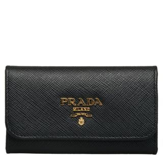 プラダ(PRADA)の美品 プラダ サフィアーノ 6連 キーケース 1PG222 レザー レディース PRADA 【1-0136678】(キーケース)