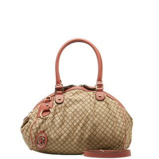 グッチ(Gucci)のグッチ ディアマンテ スーキー ハンドバッグ ショルダーバッグ ２WAY 223974 キャンバス レディース GUCCI 【1-0137694】(ハンドバッグ)