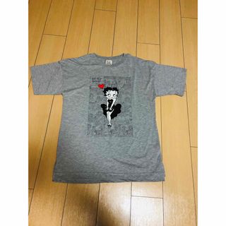 ベティブープ(Betty Boop)のベティちゃん グレー 薄手(Tシャツ(半袖/袖なし))