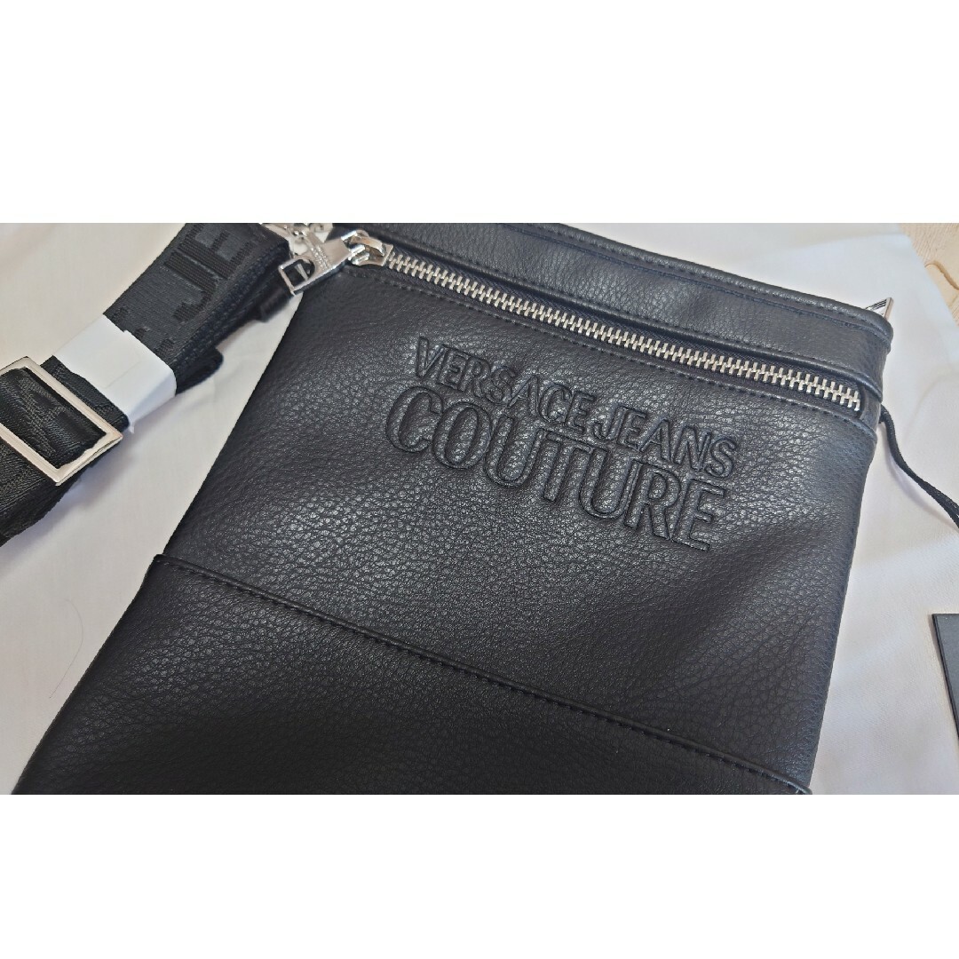 【新品未使用】VERSACE　JEANS COUTURE☆ショルダーバック☆黒