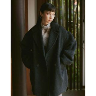 ザラ(ZARA)のウールブレンドシャギーコクーンPコート/ happy john(チェスターコート)