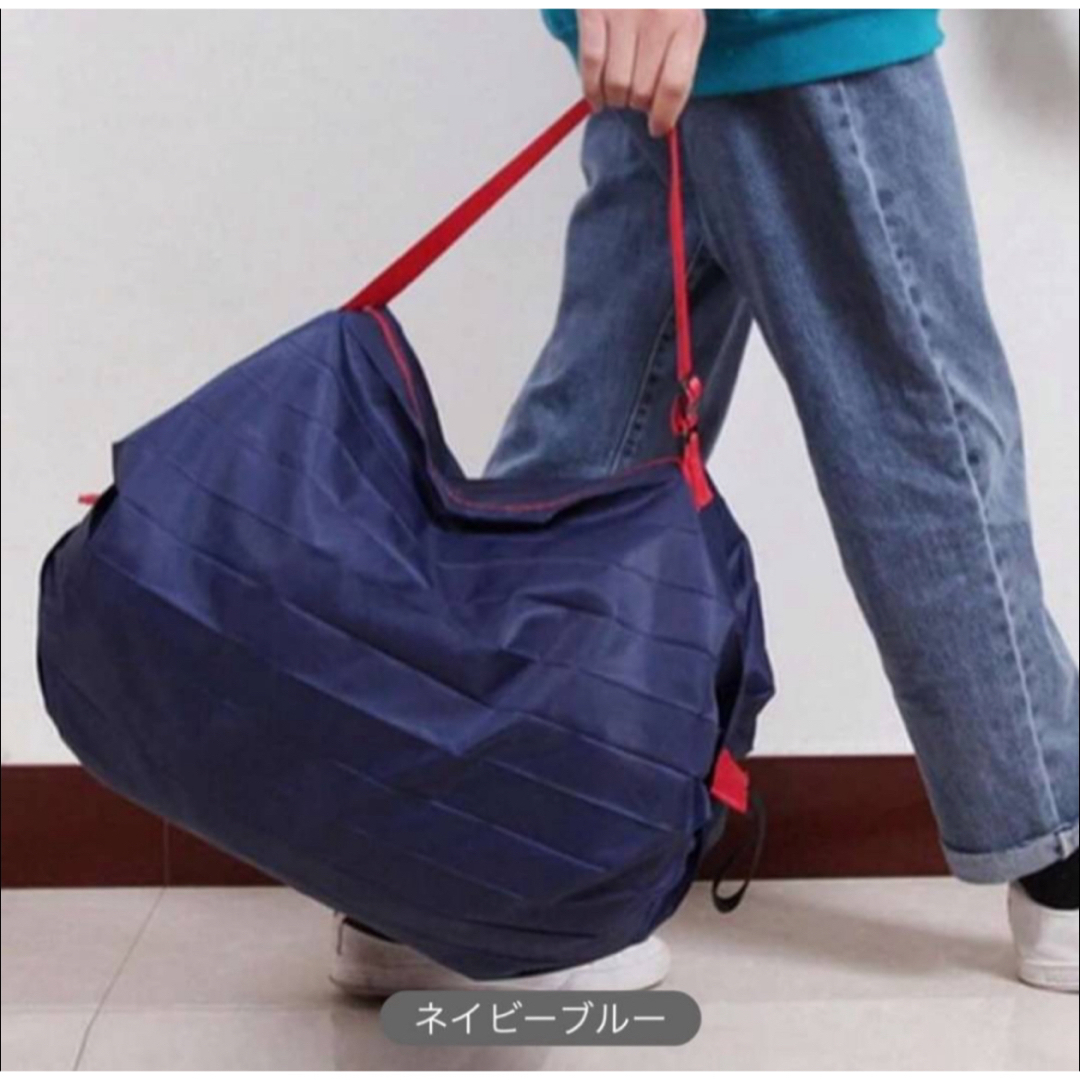 エコバッグ　折りたたみ　コンパクト　大容量　軽量　防水　旅行　サブバッグ レディースのバッグ(エコバッグ)の商品写真