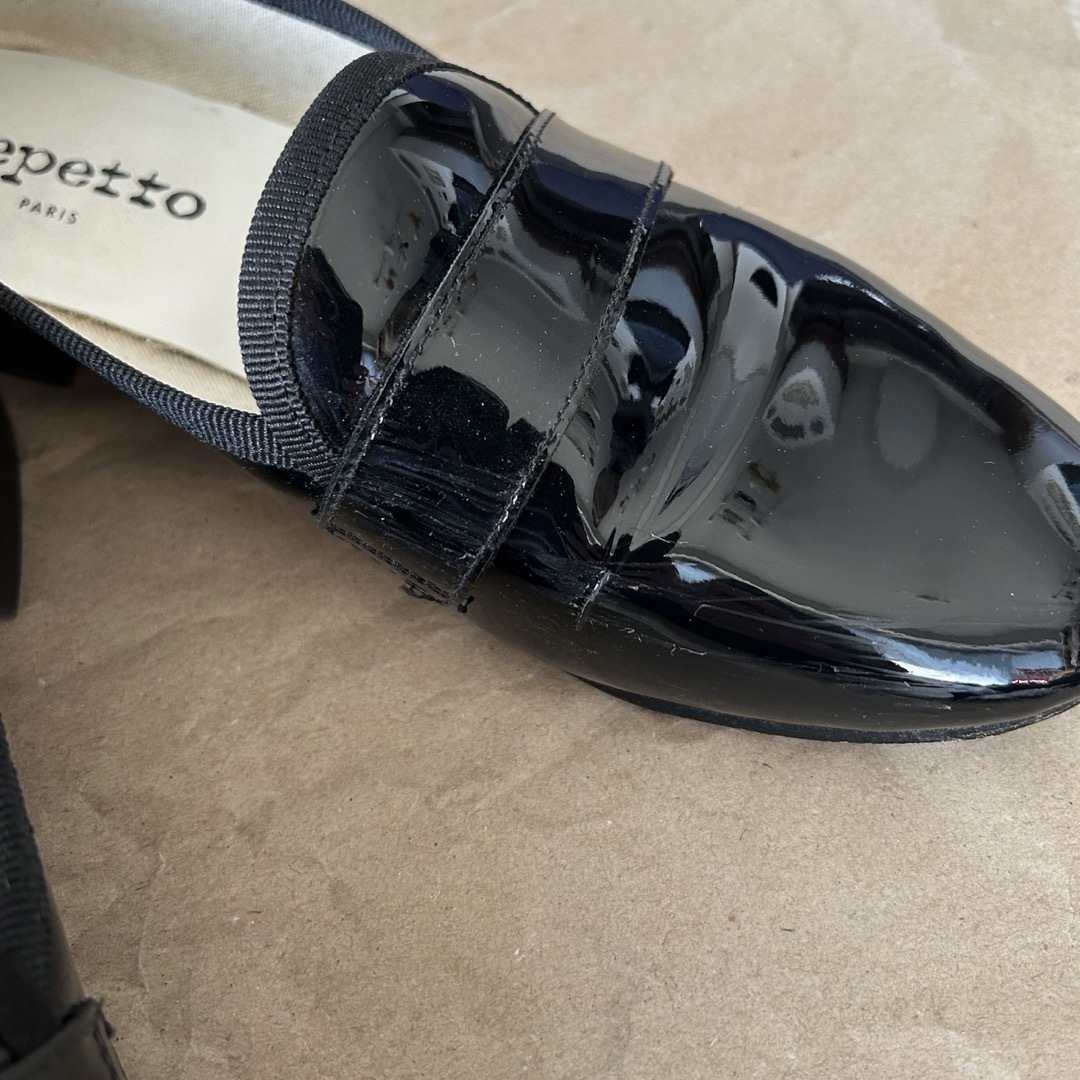 repetto(レペット)のレペット　ローファー Michael Loafers マイケルエナメル　ブラック レディースの靴/シューズ(ローファー/革靴)の商品写真