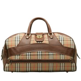 BURBERRY - バーバリー ノバチェック シャドーホース ボストンバッグ 旅行用バッグ キャンバス レディース BURBERRY 【1-0140833】