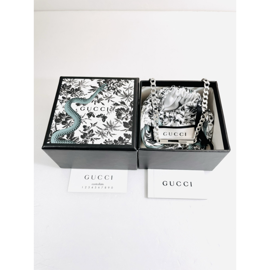 Gucci(グッチ)の【超美品】GUCCI カットアウトG ラージネックレス 男女兼用 シルバー925 メンズのアクセサリー(ネックレス)の商品写真