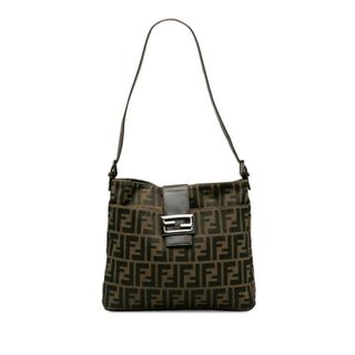 フェンディ(FENDI)のフェンディ ズッカ マンマバケット ハンドバッグ 26727 キャンバス レディース FENDI 【214-41099】(ハンドバッグ)