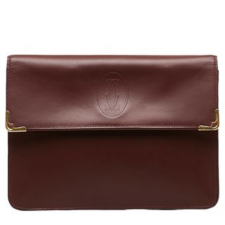 カルティエ(Cartier)のカルティエ マストライン クラッチバッグ セカンドバッグ レザー レディース CARTIER 【1-0141127】(クラッチバッグ)