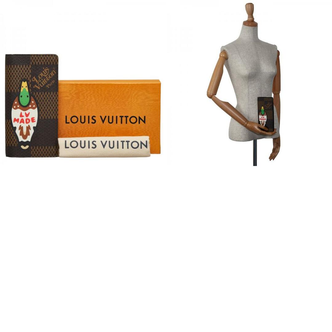 LOUIS VUITTON(ルイヴィトン)の美品 ルイ ヴィトン ダミエ ジャイアント ポルトフォイユ ブラザ 長財布 N60393 PVC メンズ LOUIS VUITTON 【1-0141573】 メンズのファッション小物(長財布)の商品写真