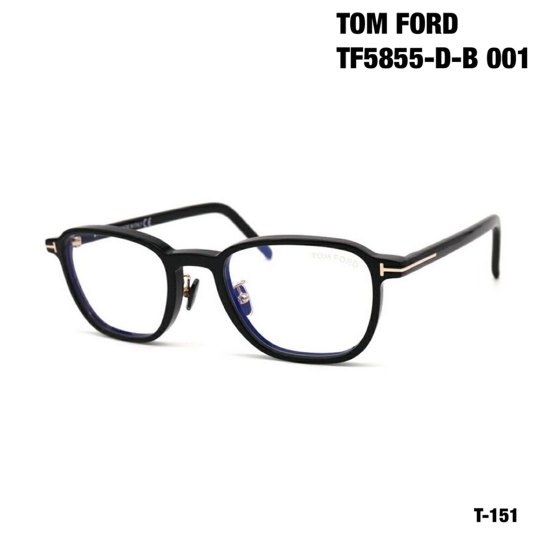 TOM FORD(トムフォード)のTOM FORD トムフォード TF5855-D-B 001 メガネフレーム メンズのファッション小物(サングラス/メガネ)の商品写真