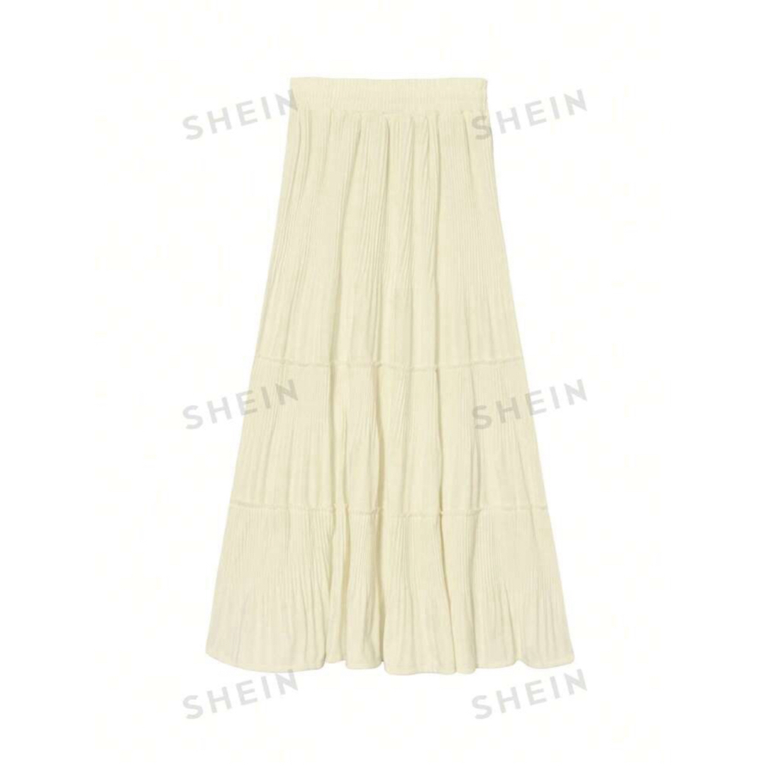 SHEIN(シーイン)の【SHEIN】ティアードスカート レディースのスカート(ひざ丈スカート)の商品写真
