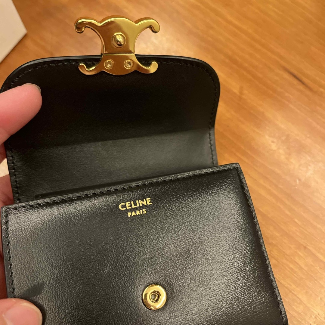 celine(セリーヌ)の値下げ　セリーヌ　トリンオフ　三つ折り財布 レディースのファッション小物(財布)の商品写真