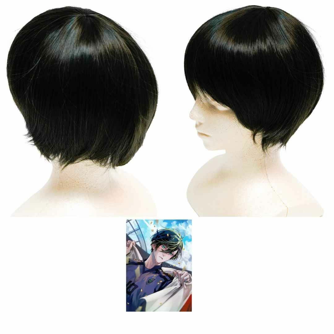 糸師凛 ウィッグ コスプレ ブルーロック 180度耐熱 58cm【現物 糸師凛 ウィッグ コスプレ ブルーロック 180度耐熱 58cm【現物