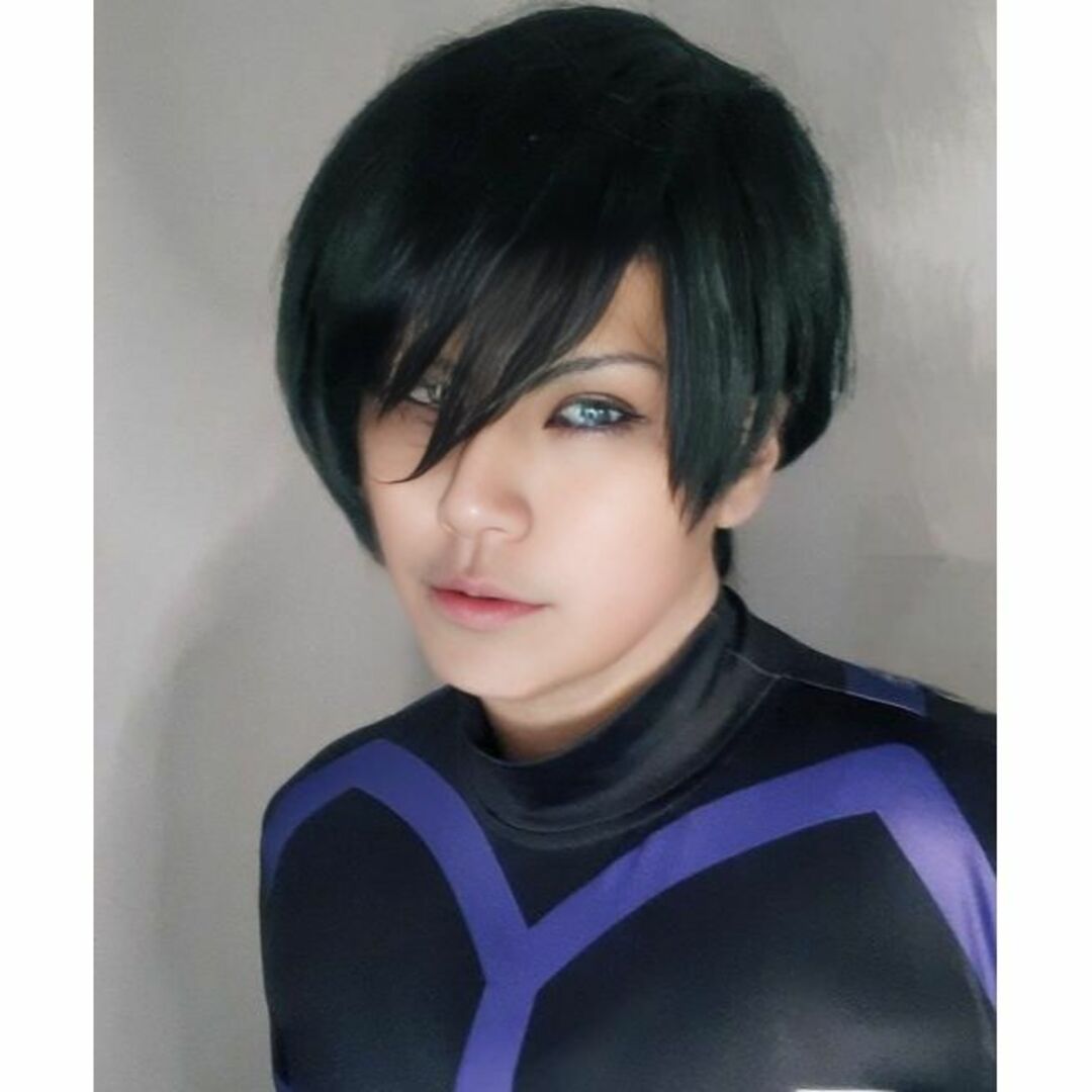 糸師凛 ウィッグ コスプレ ブルーロック 180度耐熱 58cm【現物 糸師凛 ウィッグ コスプレ ブルーロック 180度耐熱 58cm【現物