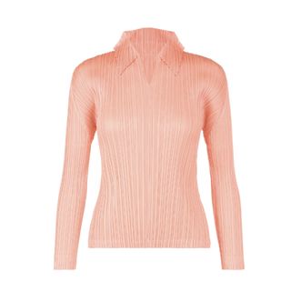 プリーツプリーズイッセイミヤケ(PLEATS PLEASE ISSEY MIYAKE)のプリーツプリーズ、カラ付き長袖トップス(シャツ/ブラウス(長袖/七分))