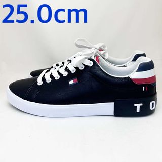 トミーヒルフィガー(TOMMY HILFIGER)の新品 トミーヒルフィガー スニーカー REZZ ブラック 25.0cm(スニーカー)