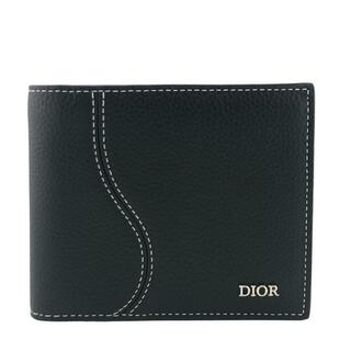 ディオール(Dior)のディオール Dior 二つ折り財布
 サドル ブラック(折り財布)