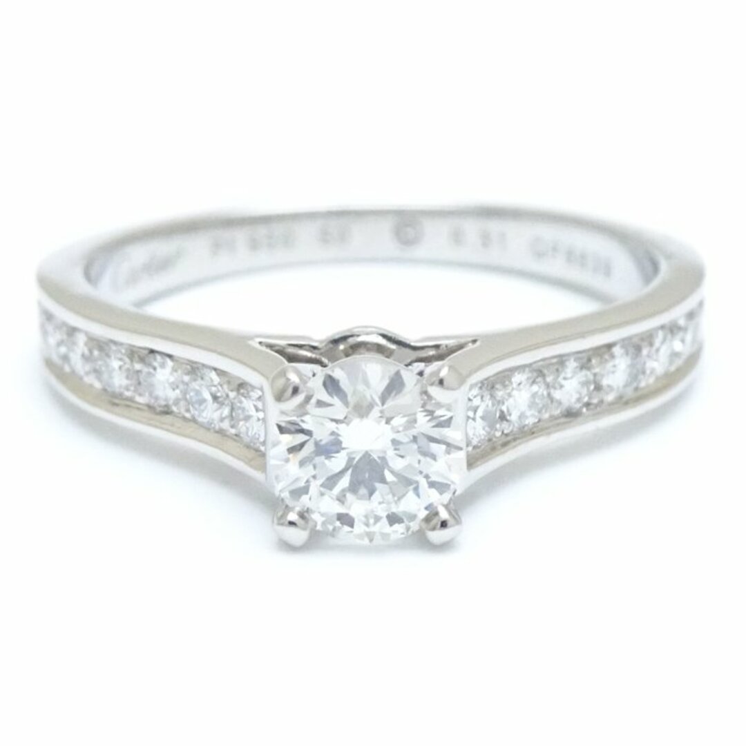 Cartier(カルティエ)のCARTIER カルティエ 1895 ソリテール リング 指輪 ダイヤモンド0.31ct G.VVS2 #50 9.5号 Pt950プラチナ/291430【中古】【BJ】 レディースのアクセサリー(リング(指輪))の商品写真