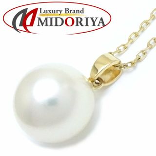 ミキモト(MIKIMOTO)のMIKIMOTO ミキモト パール ネックレス 真珠10.7ミリ K18YG イエローゴールド/291433【中古】【BJ】(ネックレス)