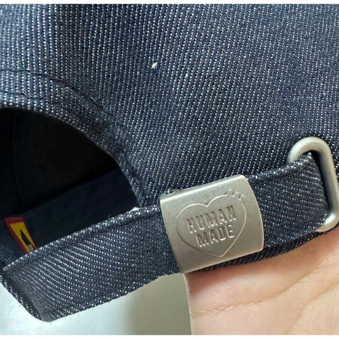 HUMAN MADE(ヒューマンメイド)のHUMAN MADE 6 PANEL DENIM CAP デニム　キャップ メンズの帽子(キャップ)の商品写真