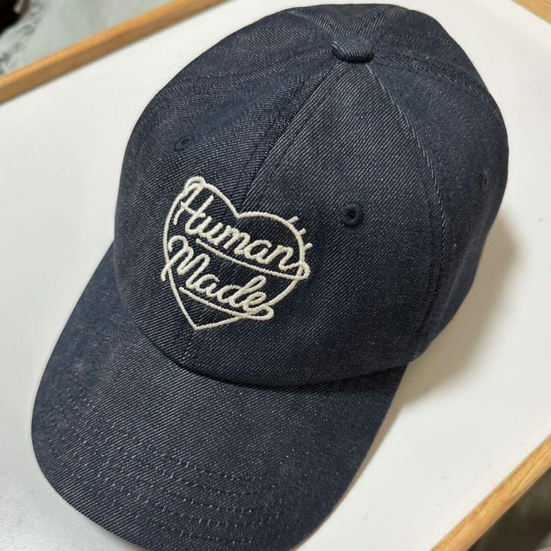 HUMAN MADE(ヒューマンメイド)のHUMAN MADE 6 PANEL DENIM CAP デニム　キャップ メンズの帽子(キャップ)の商品写真