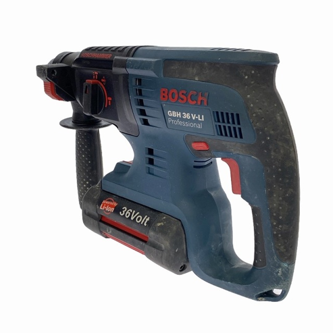 BOSCH(ボッシュ)の☆中古動作品☆BOSCH ボッシュ 36V バッテリーハンマードリル GBH36V-LI バッテリー2個 (36V 2Ah) 充電器 ケース付 86392 自動車/バイクのバイク(工具)の商品写真