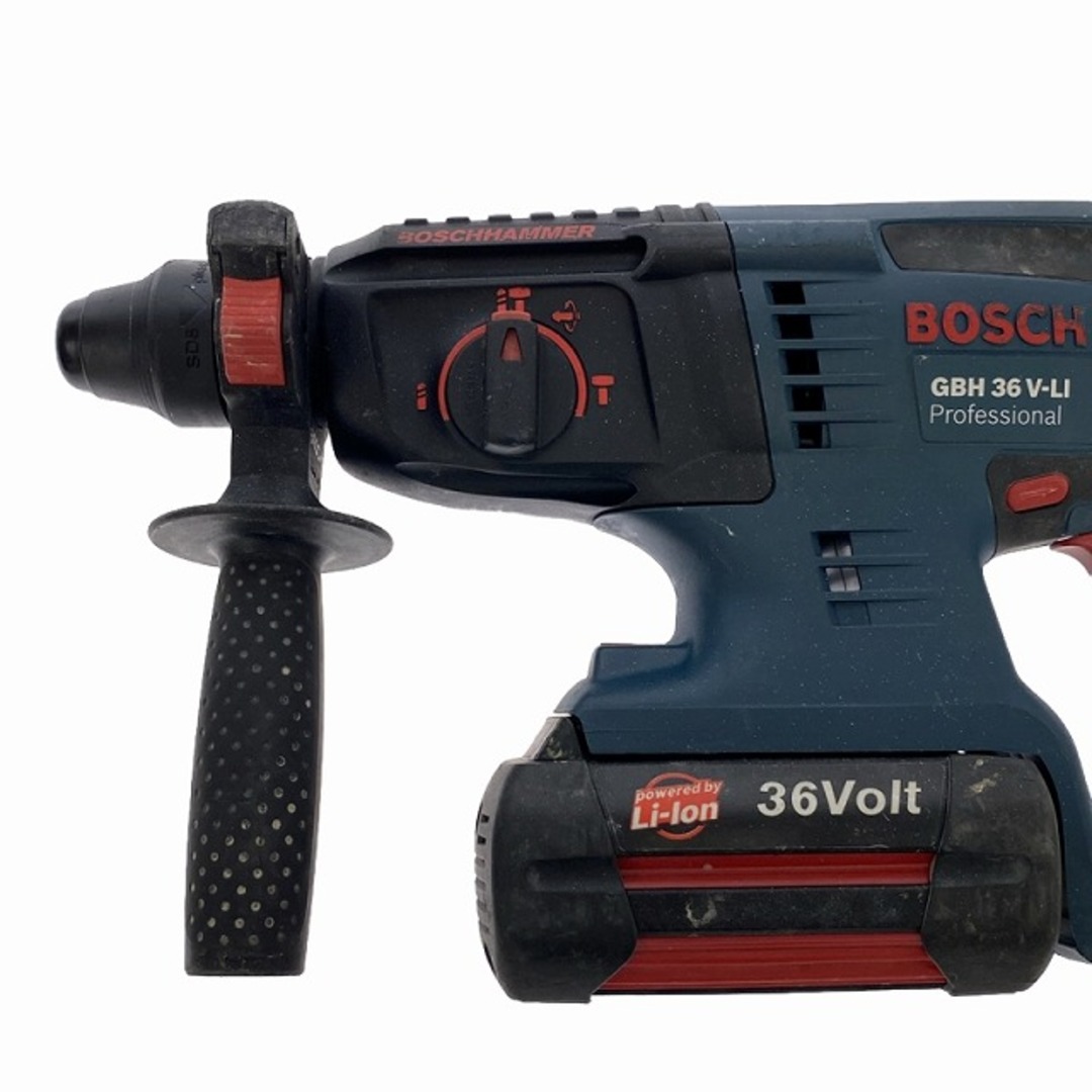 BOSCH(ボッシュ)の☆中古動作品☆BOSCH ボッシュ 36V バッテリーハンマードリル GBH36V-LI バッテリー2個 (36V 2Ah) 充電器 ケース付 86392 自動車/バイクのバイク(工具)の商品写真