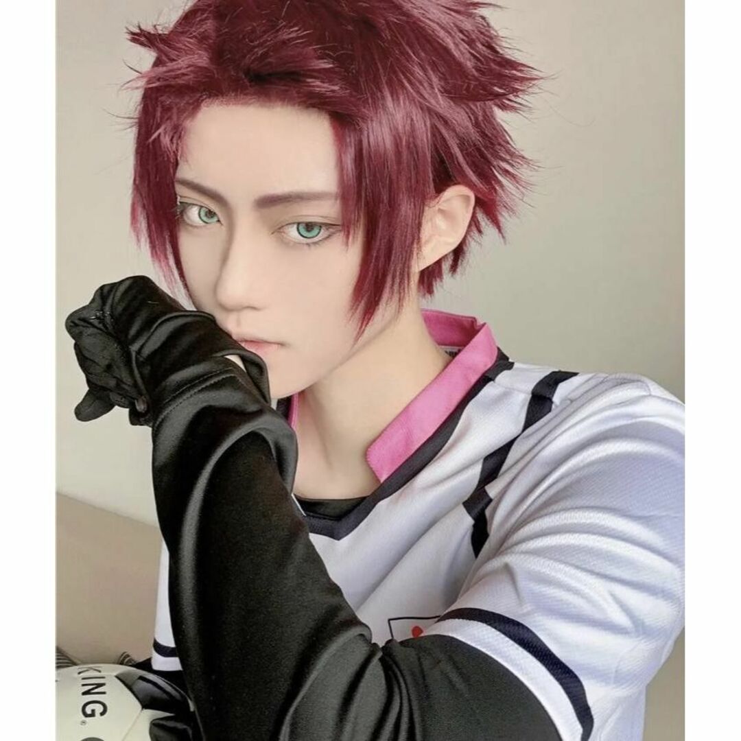 糸師冴 ウィッグ コスプレ ブルーロック 180度耐熱 58cm【現物 糸師冴 ウィッグ コスプレ ブルーロック 180度耐熱 58cm【現物