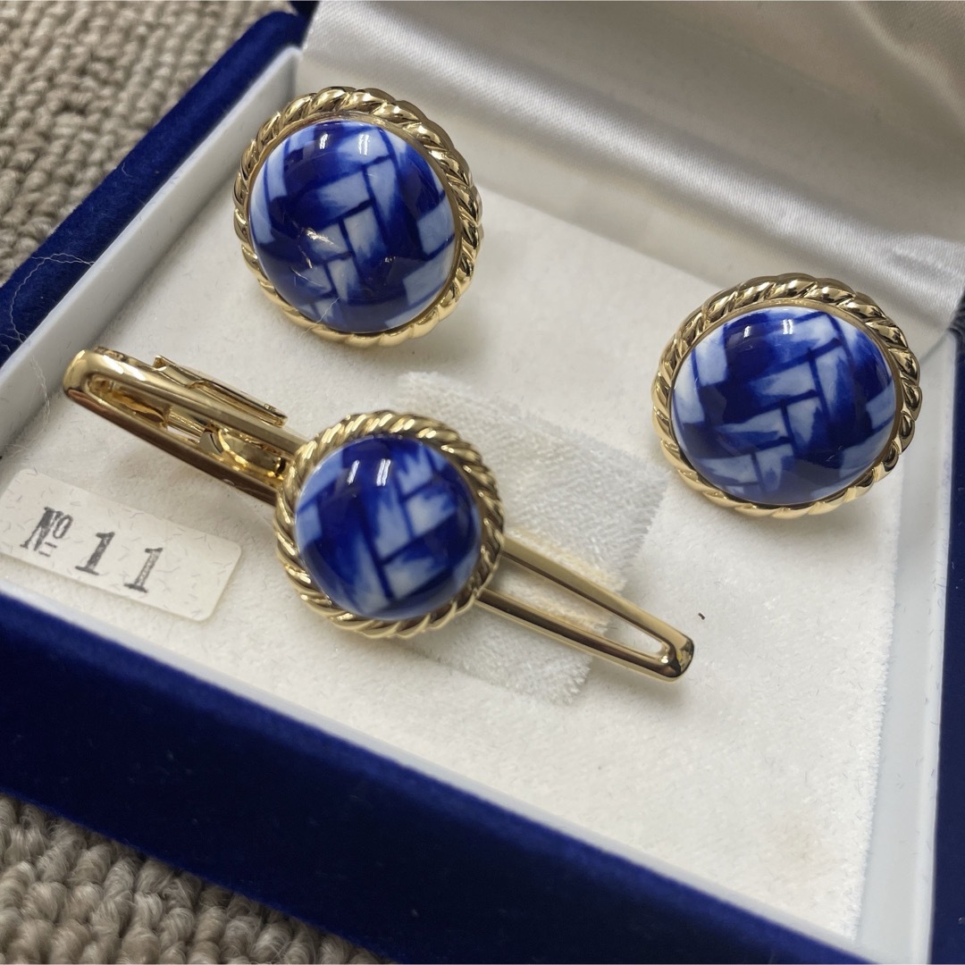 有田焼 - 有田焼 其泉窯 ネクタイピン&カフスセットの通販 by 有田焼 - 有田焼 其泉窯 ネクタイピン&カフスセットの通販 by