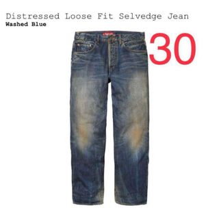 シュプリーム(Supreme)のSupreme Distressed Loose Fit Jean 30(デニム/ジーンズ)