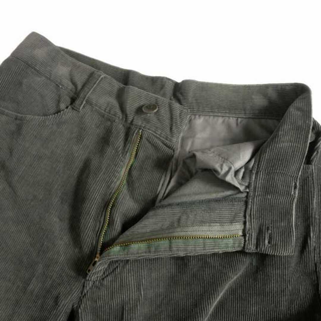 MANDO(マンドゥ)のマンド mando 裾スリット コーデュロイパンツ ボトムス 1 ブラック 黒 メンズのパンツ(スラックス)の商品写真