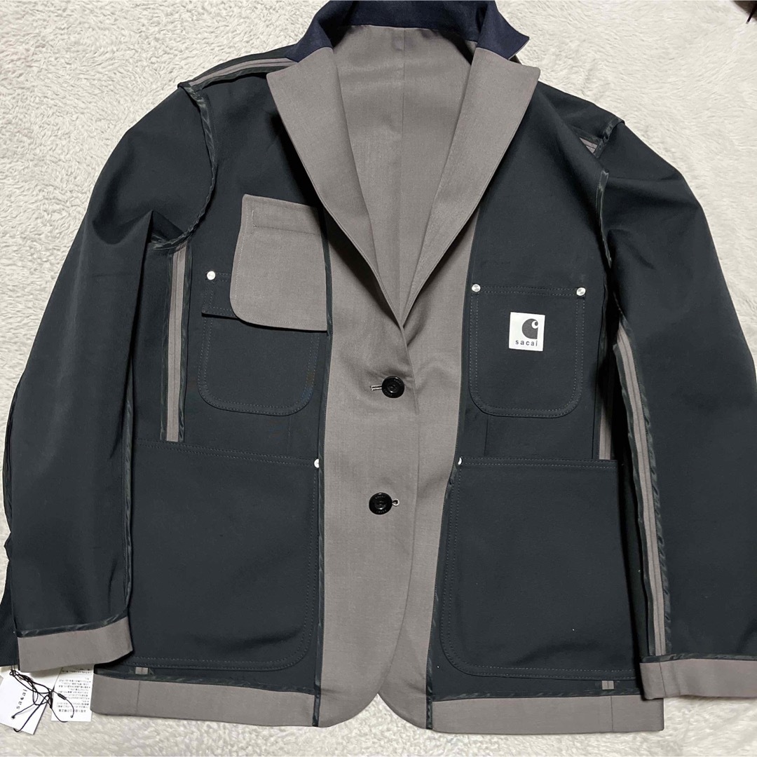 sacai(サカイ)のsacai Carhartt Suiting Bonding Jacket 2 メンズのジャケット/アウター(テーラードジャケット)の商品写真